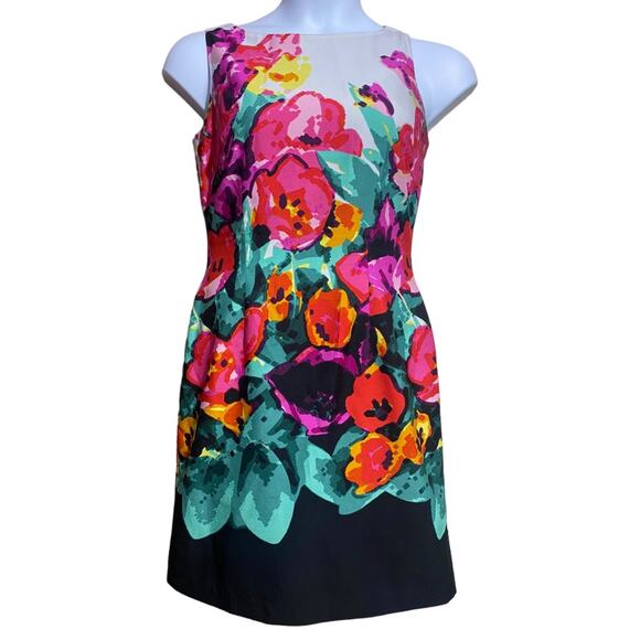 Adrianna Papell Dresses & Skirts - Adrianna Papell bright floral sleeveless sheath / pencil dress - women's 6